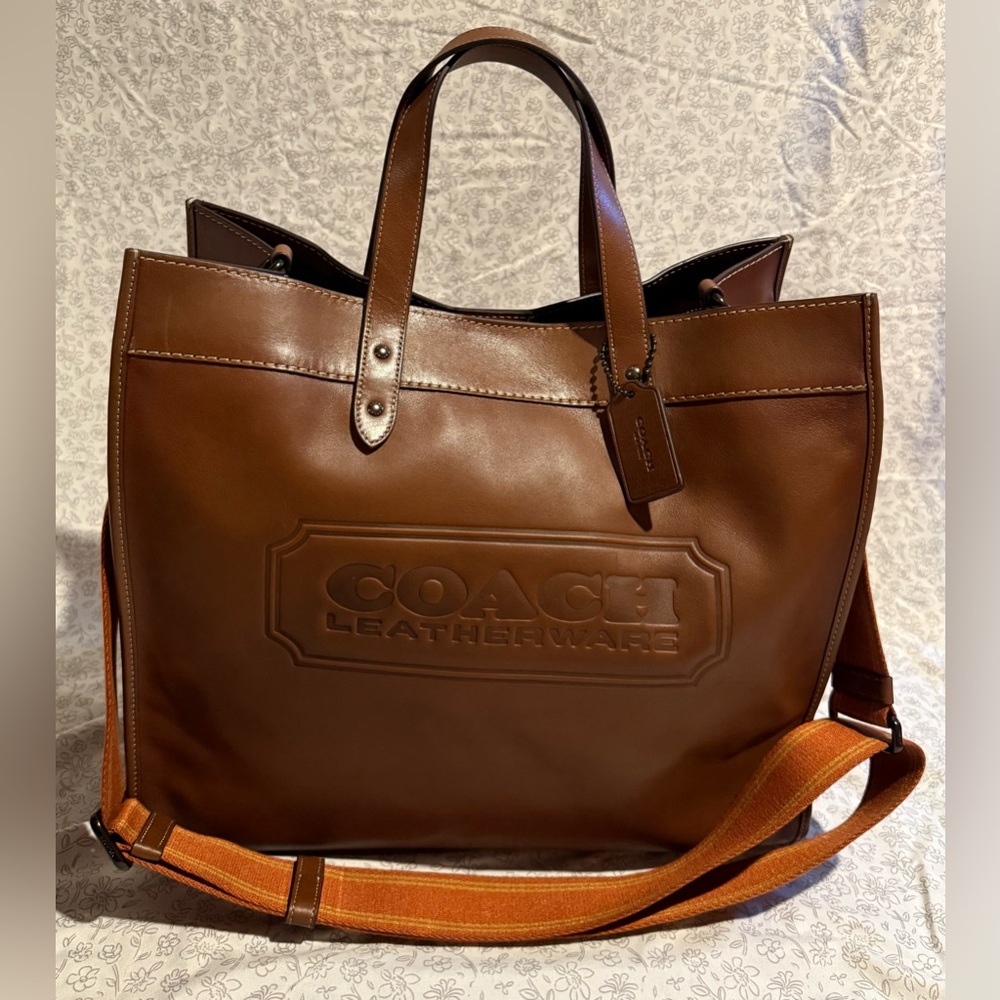 Coach Field Tote | Brown Leather Bag